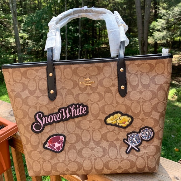 Coach Handbags - ⛔️SOLD/Authentic Coach Disney X L.Ed sign.Zip tote